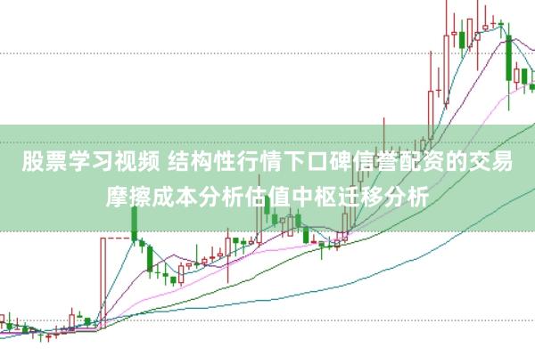 股票学习视频 结构性行情下口碑信誉配资的交易摩擦成本分析估值中枢迁移分析